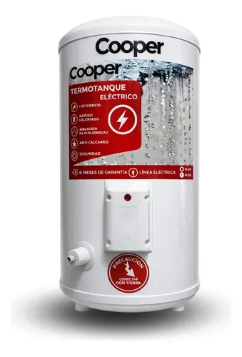Termotanque Eléctrico Cooper Línea Eléctrica